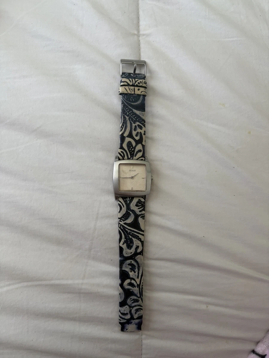 GUESS Leather Band Square Wristwatches for sale - eBay