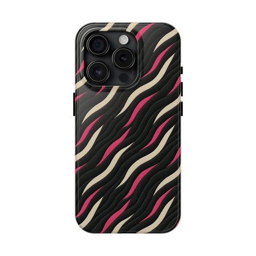Zebra Tough Phone Cases, Phone Cover, Protective Case, Trendy, Pink, Stylish - Picture 20 of 37