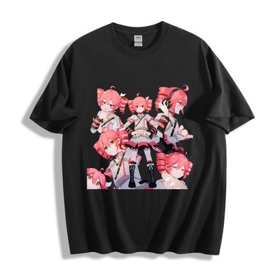 Kasane Teto Group Performance T-Shirt - Chibi Squad Stage Design Unisex Tee