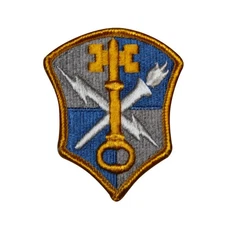 US Army Intelligence and Security Command Embroidered Sew On Patch - 71-P