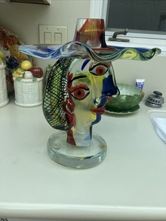 Murano Glass Walter Furlan Homage To Picasso Figurine