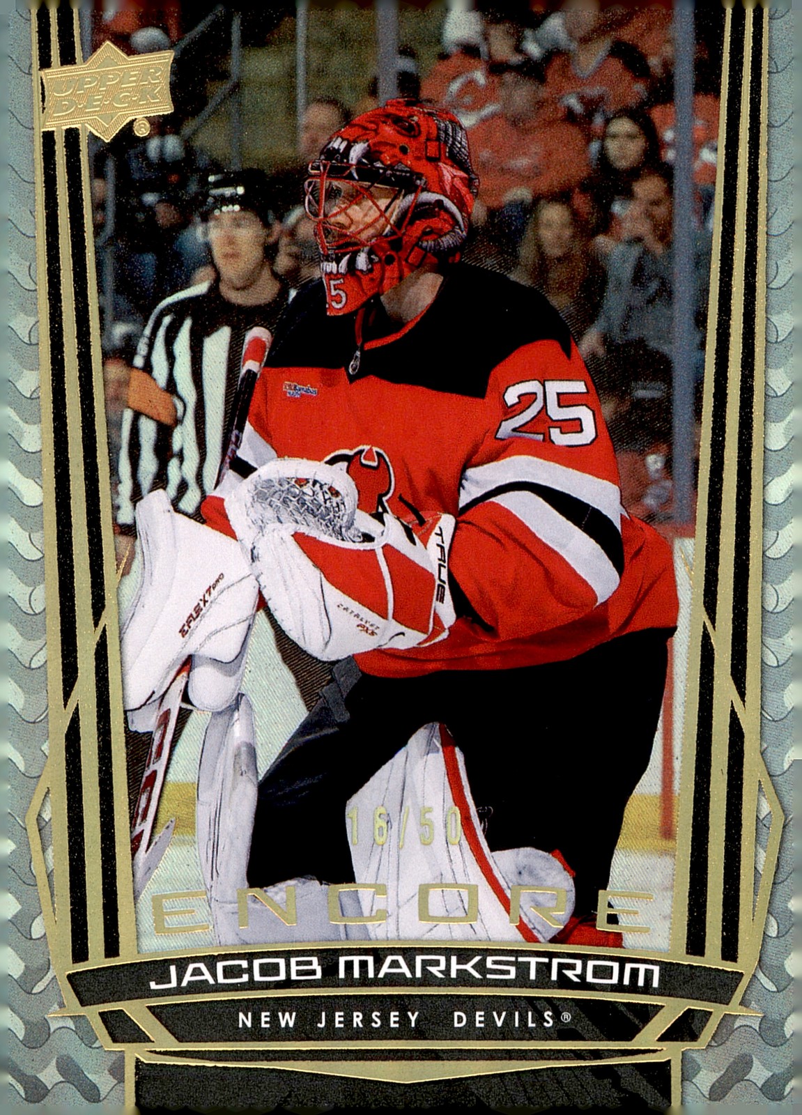 2025-26 Upper Deck #E-150 Jacob Markstrom Encore Gold #/50