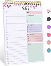 To Do List Notepad - to Do List Notebook for Work with 52 Sheets, Undated Daily