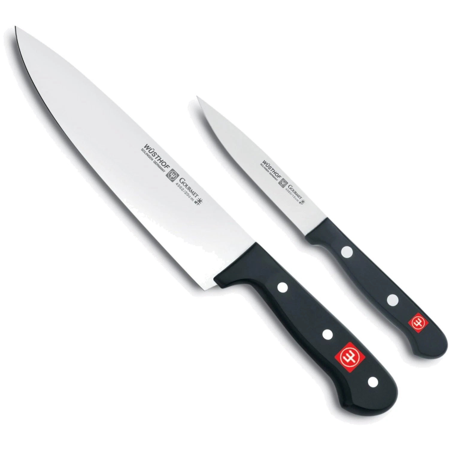 Gourmet 2-Piece Chef's Knife Set,Black