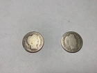 BARBER DIME SEMI KEYS - SET BREAK - 1895s and 1896 - ave. circ. -
