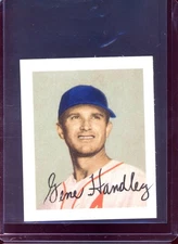 1987 1948 BOWMAN PCL REPRINT AUTO AUTOGRAPHED SIGNED Gene Handley