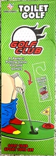TOILET GOLF! FUNNY GAG GIFT FOR MEN THAT ACTUALLY WORKS! NEW IN BOX!
