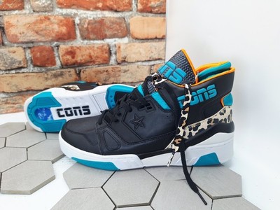New Converse ERX 260 MID Black Teal Animal Pack DON C 163784C Men Sz 11.5 Rare