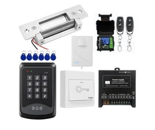 Door Access Control System RFID Keypad 600lb Electric Magnetic Door Lock Kit