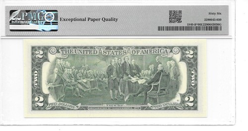 2013* NEW YORK STAR $2 FRN (B* BLOCK) PMG 66 EPQ GEM UNCIRCULATED - Picture 10 of 24