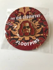 Loot Crate Exclusive Big Lebowski The Dude Jeff Bridges Pin NIB RARE