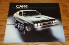 Original 1977 Mercury Capri Sales Brochure 77 Ghia Le Cat Black