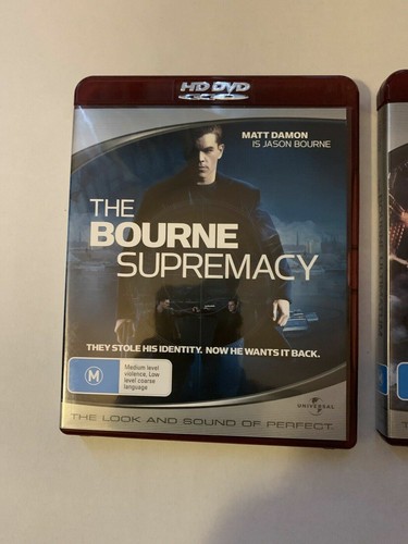 The Bourne Identity, The Bourne Supremacy & The Bourne Ultimatum (HD DVD, 2004) - Picture 2 of 10