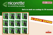 Nicorette QuickMist 1mg/Spray Mouthspray Freshmint 2 x 150 Spray 12 Pack 2028