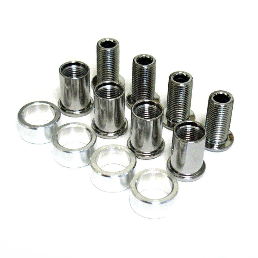 Protector de plato Driveline 42T, BCD 104 mm, 65 g, pernos plateados, negro, AEZ Foto 2 de 2