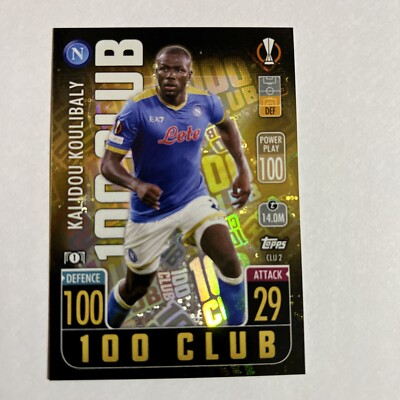 Kalidou Koulibaly # CLU 2. Match Attax 21/22, 100 Club Card. Neu.