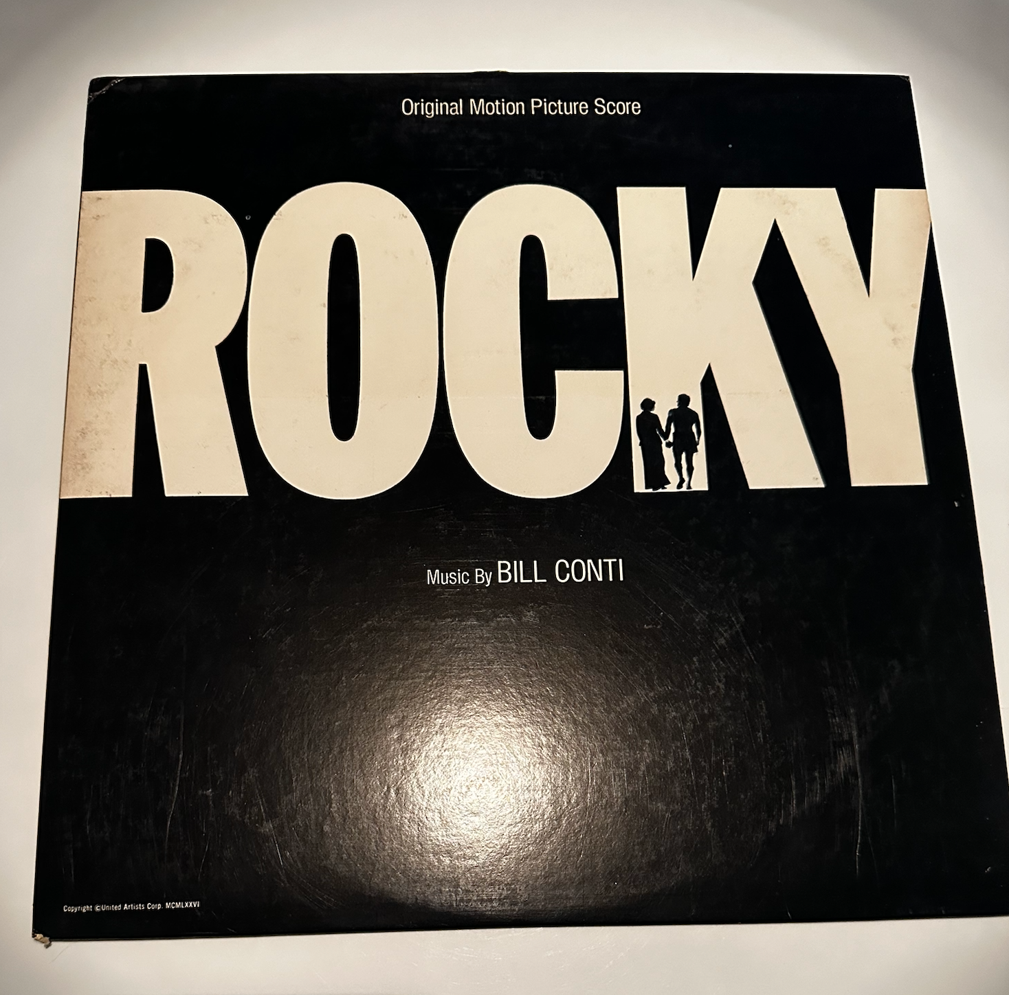 ROCKY - ORIGINAL 1976 MOTION PICTURE SCORE - VINYL LP - UA - LA693 - VG+
