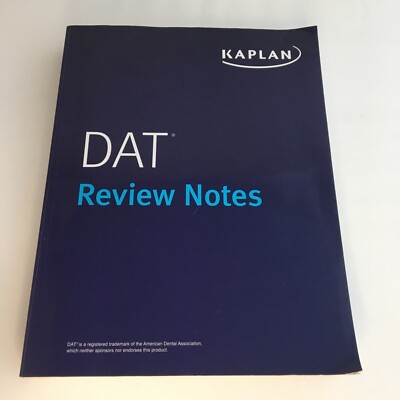 Kaplan DAT Review Notes! 