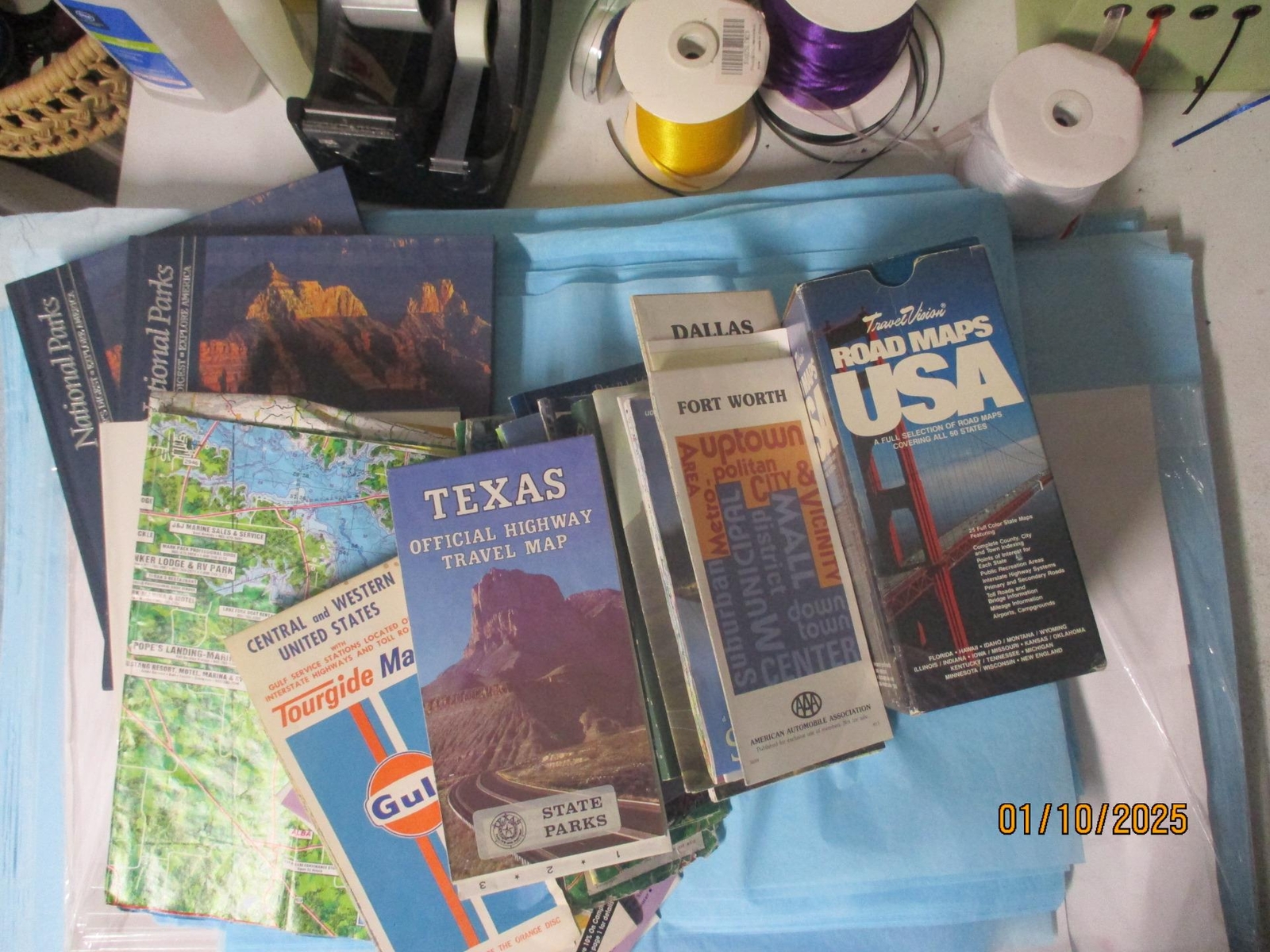 Huge lot of 63 items U.S. Vintage Travel Maps, Books, Guides | eBay