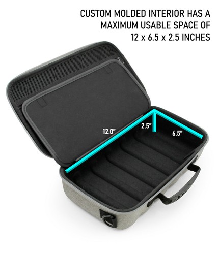 CM Gray Mixer Case fits Yamaha Mg06X Mg06 Audio Interface, Carry Case Only - Picture 3 of 7