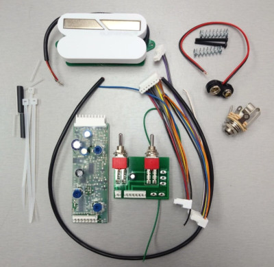 SUSTAINIAC STEALTH PRO KIT SUSTAINER KIT WITH WHITE HUMBUCKER DRIVER