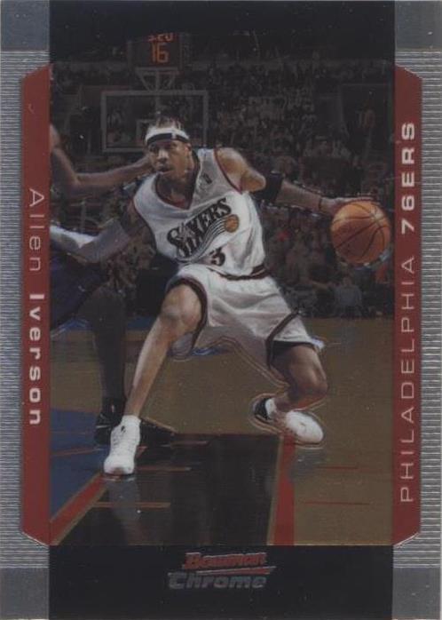 Bowman Allen Iverson 2004-05 #33 | Chrome - Refractor eBay 0 ⁄300