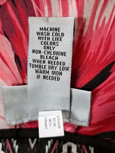Catherines Jacket Cardigan Plus Size 5X Floral/Chevron Reversible Open Stretch - Picture 7 of 10