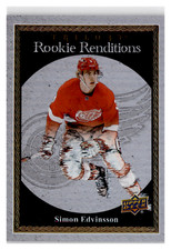 2023-24 Upper Deck Trilogy Rookie Renditions Simon Edvinsson #RR-30 Detroit