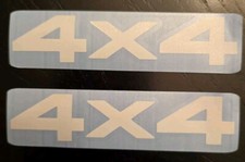 1997-2001 Jeep Cherokee Xj 4x4 Style Decals White Gloss 2 Stickers 1997-2001 Jeep Cherokee Xj 4x4 Style Decals White Gloss 2 Stickers
