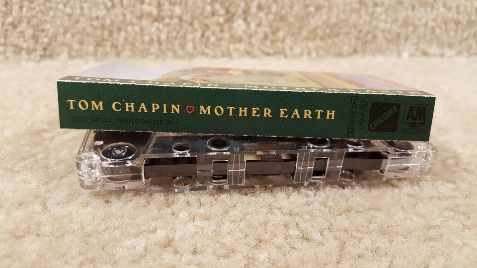 Tom Chapin Mother Earth Cassette Tape A&M Records Vintage 1990 Foto 4 de 4