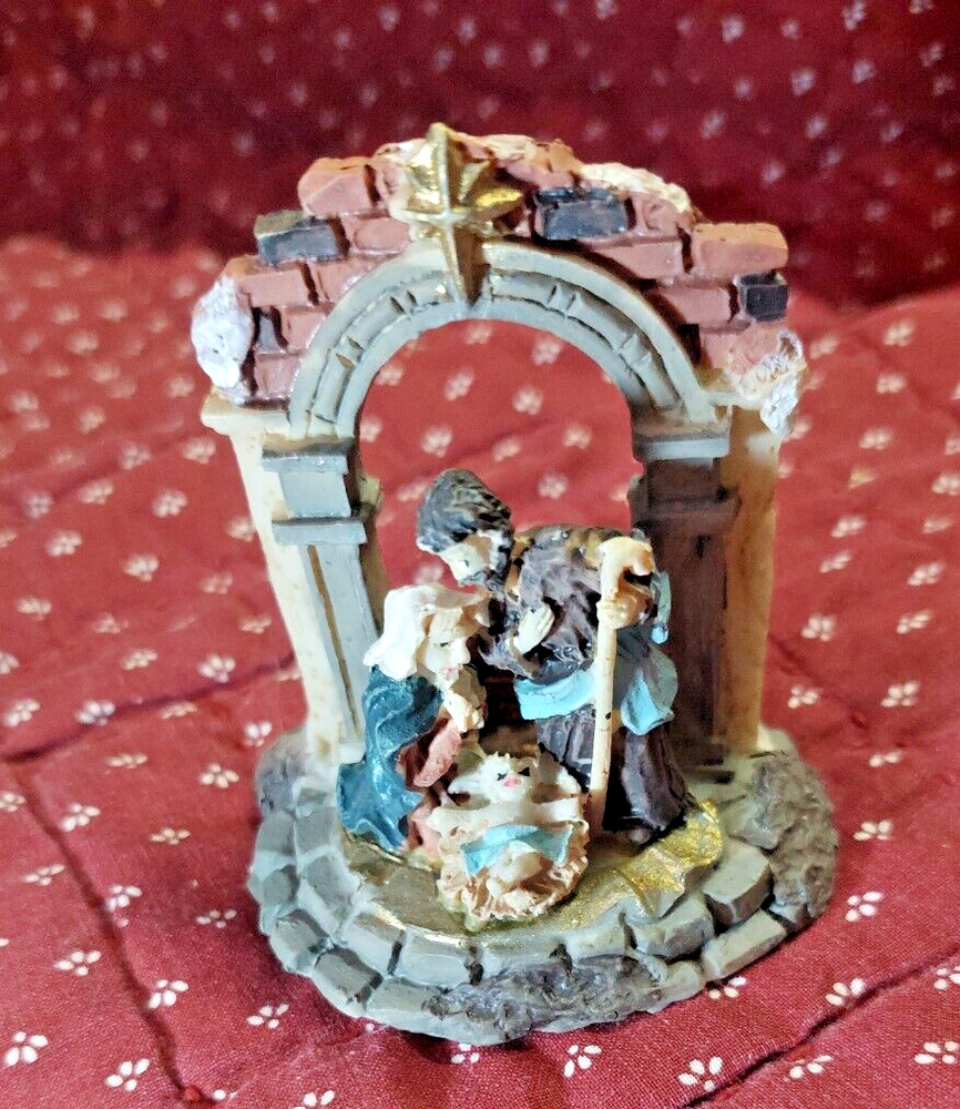 Vintage Miniature Nativity Figurine