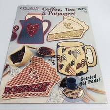 McCall's Creates Coffee, Tea  Potpourri Scented Hot Pads, 15316, 1996