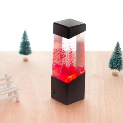 Volcano Eruption Water Ball Aquarium Tank LED Night Lights Lamp Relax Bedside
