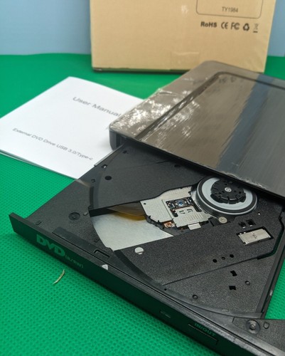 Masterizzatore sottile CD DVD cavo integrato + alimentaz USB SPEDIZIONE GRATUITA - Foto 4 di 13