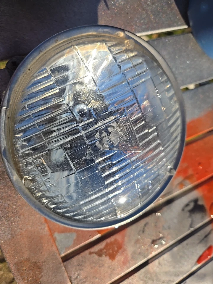 Faro vintage 3x años 60 CHEVROLET GM con anillos de ajuste biseles IMPALA Bel Air Foto 2 de 4