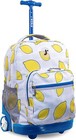 New York Sunrise Rolling Backpack for Kids, 18" Wheels