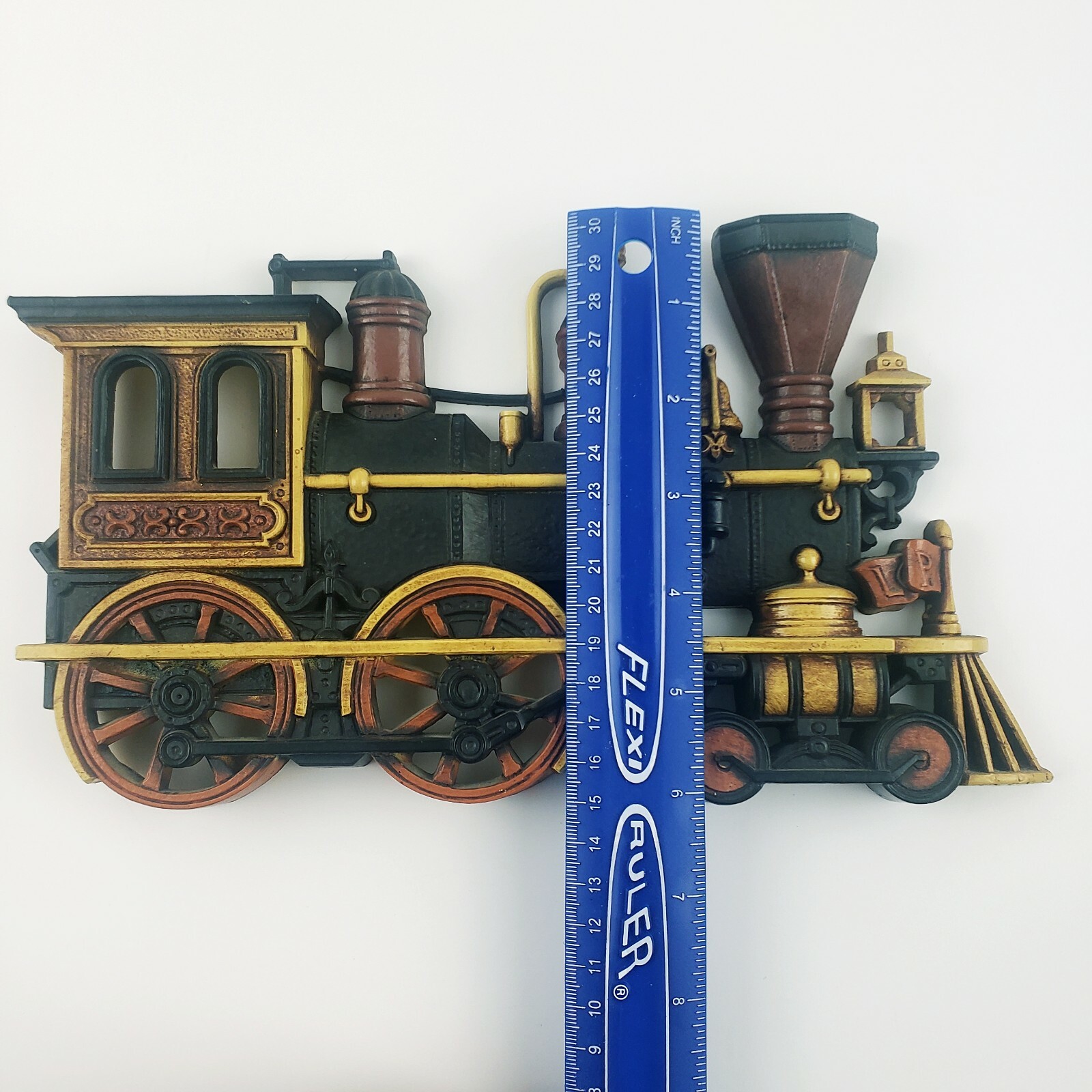 VTG Homco TRAIN ENGINE WALL PLAQUE ©1975 Dart Industries Made in USA