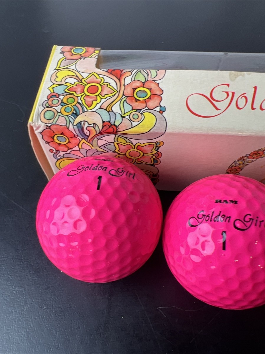 Golden Girl Golf Balls ( Box of 3) Ram Golf Corp Made in USA