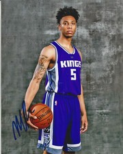 Malachi Richardson Autographed 8x10 Sacramento Kings Free Shipping A778