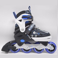 Pattini in Linea Allungabili a Rotelle Pattino Star Boy Blue Blu Jr Move  bimbo