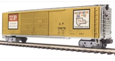 MTH PREMIER UNION PACIFIC 50’ DOUBLE DOOR BOXCAR 20-20166! O SCALE FREIGHT TRAIN