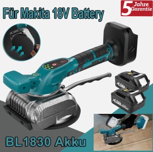 Fliesenvibrator 8-Stufen – Für Makita 18V Akku, Saugheber, 25.000 U/min – NEU