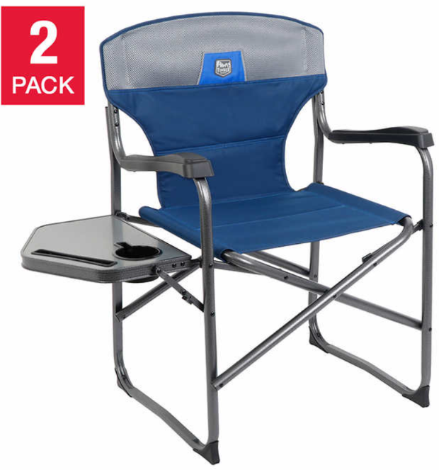 Timber Ridge Folding Director's Compactable Chair, Lightweight and ...