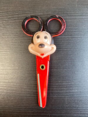 Vintage 1970s Walt Disney Mickey Mouse Scissors Children Safety