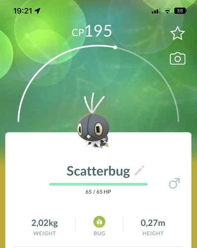 Scatterbug Pokemon Gifts GO Pokémon ALL REGIONAL AVAILABLE Vivillon Pattern