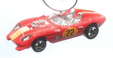 Christmas Ornament for Can Am Race Car Glory Chaser Convertible Red