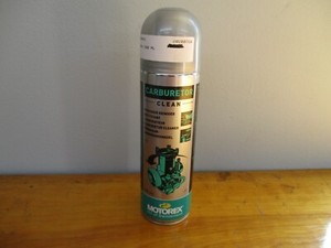 NEW MOTOREX CARBURETOR CLEANER SPRAY 500ML  SET OF 2  37040091