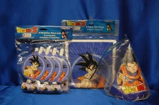 Dragon Ball Z Party Set # 3 DBZ Hats Blowouts Loot bags 