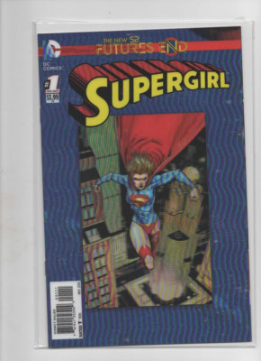 DC Comics Futures End Supergirl #1 2014 NM To NM+ 3D Cover