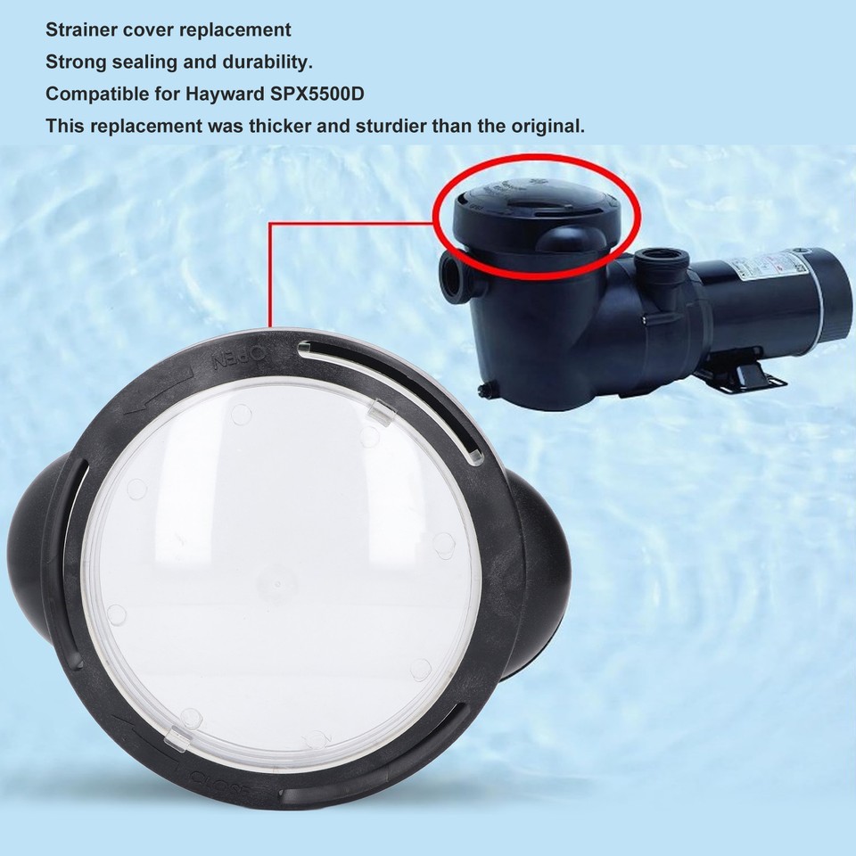 Strainer Cover For SPX5500D Efficient Leakproof Pool Pump Strainer Lid